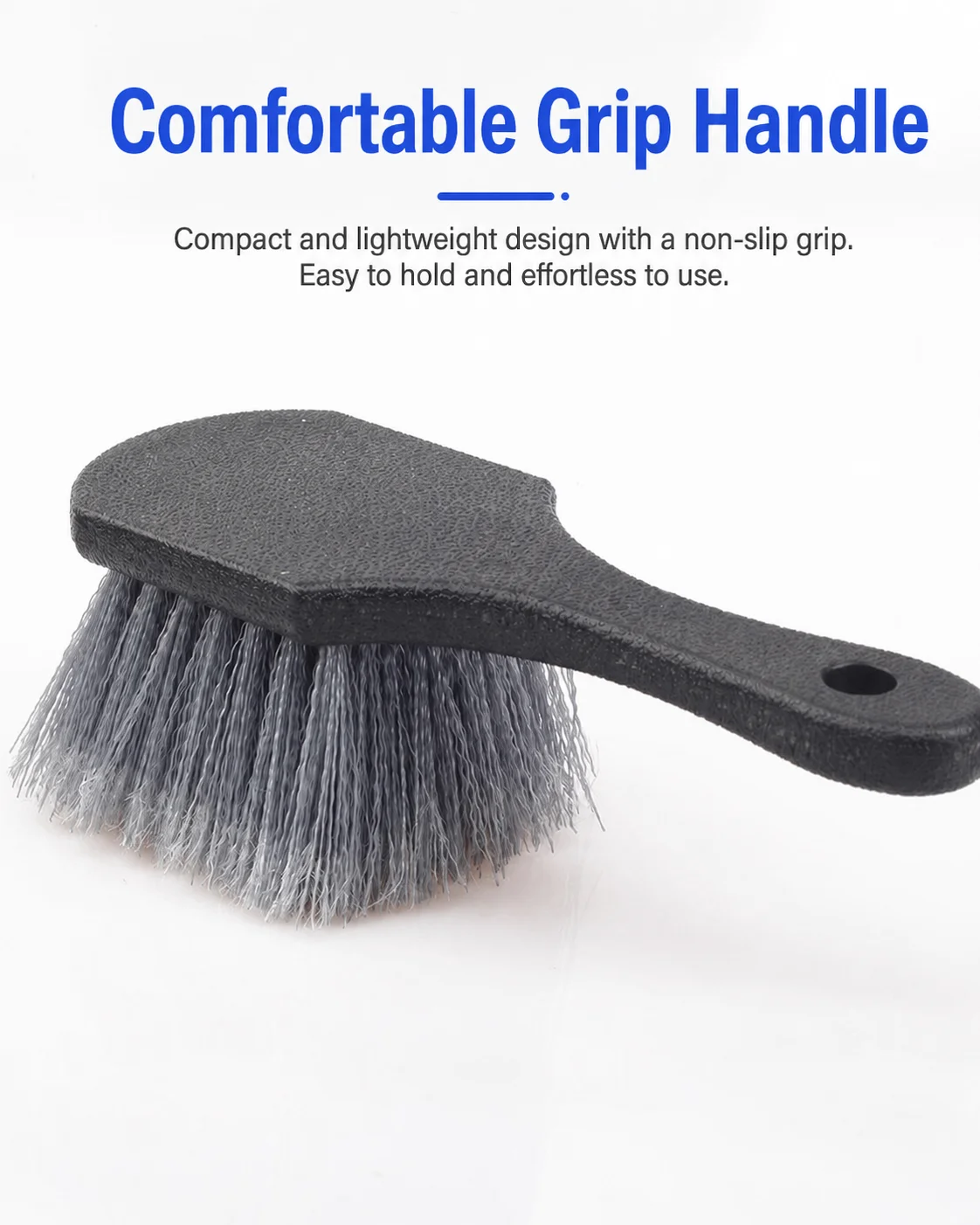 Split-Tip Bristle Tire / Wheel Cleaning Brush for Car Detailing thumbnail
