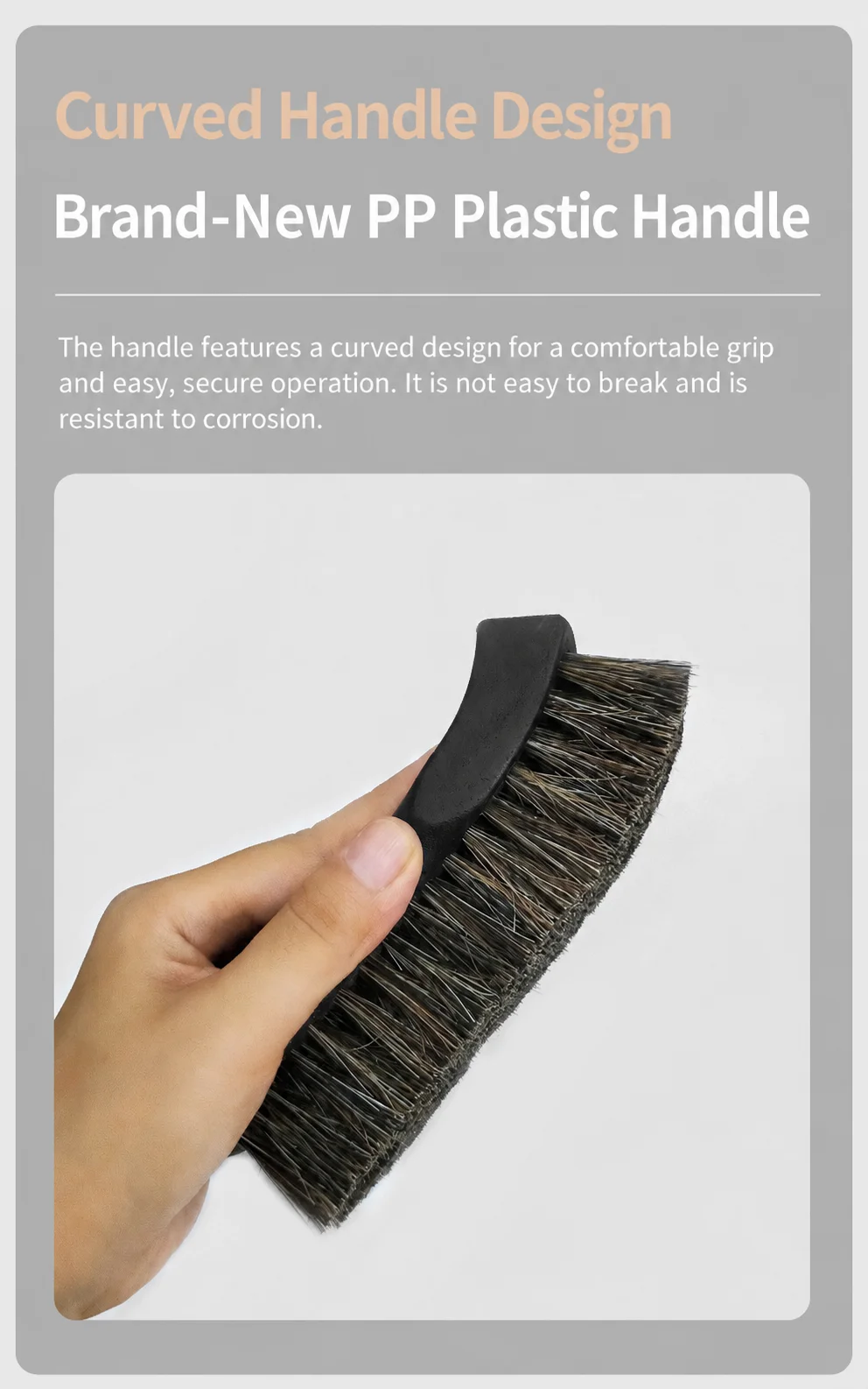 Ultra-Soft Boar Hair Detail Brush for Car Detailing thumbnail