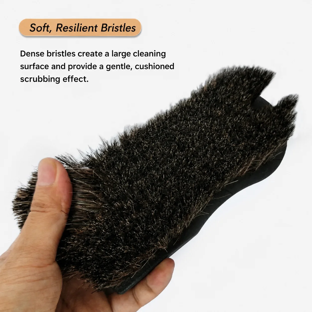 Ultra-Soft Boar Hair Detail Brush for Car Detailing thumbnail