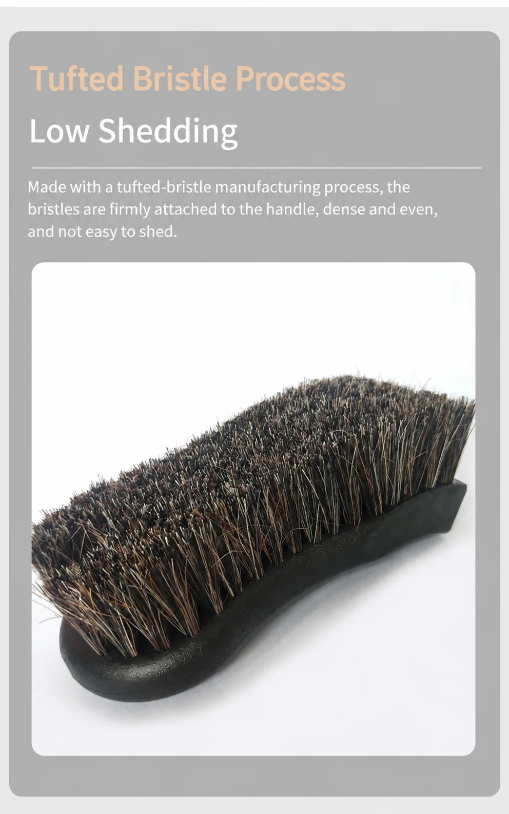 Ultra-Soft Boar Hair Detail Brush for Car Detailing thumbnail