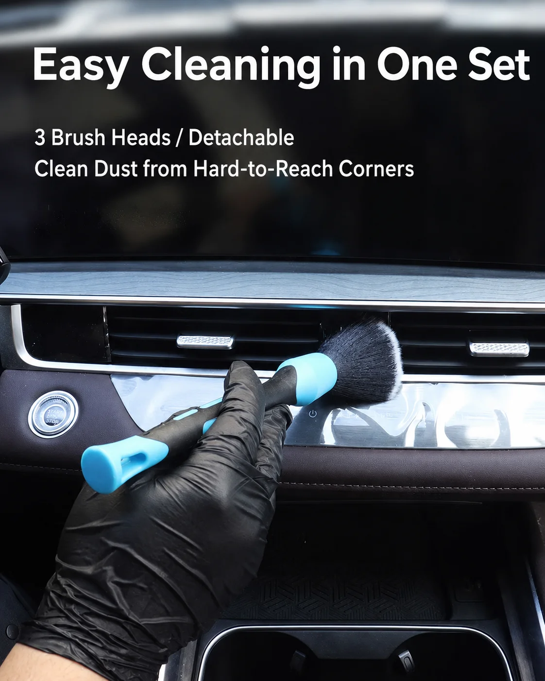 Auto Detailing Brush Set - 3 Piece for Car Detailing thumbnail