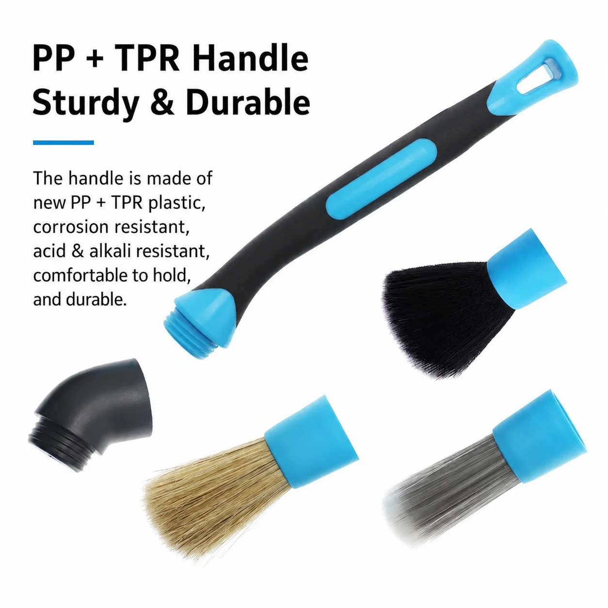 Auto Detailing Brush Set - 3 Piece for Car Detailing thumbnail