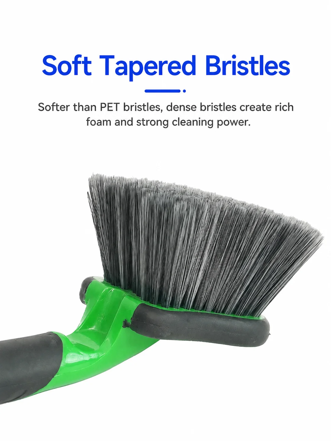 Flagged Bristle Tire & Wheel Cleaning Brush for Car Detailing thumbnail