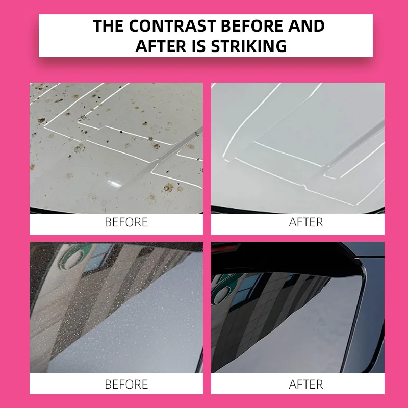Pink Premium Extra-Foam Car Wash with Wax for Car Detailing thumbnail