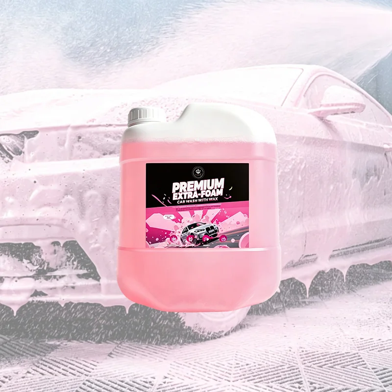 Pink Premium Extra-Foam Car Wash with Wax for Car Detailing thumbnail