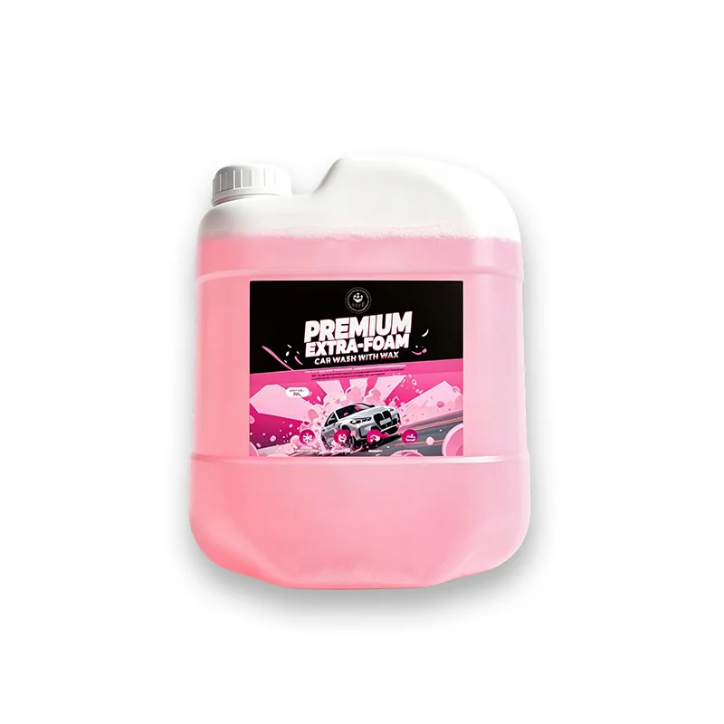 Pink Premium Extra-Foam Car Wash with Wax for Car Detailing - view 1