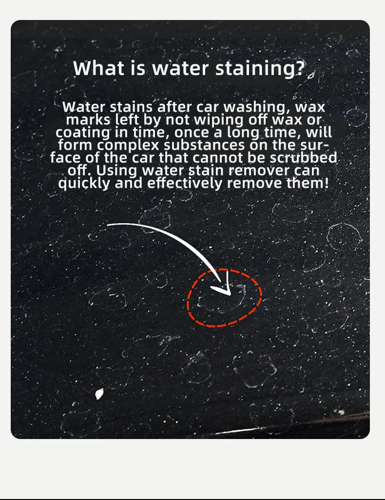 Premium Hard Water Stain Remover Spray for Automotive Detailing thumbnail