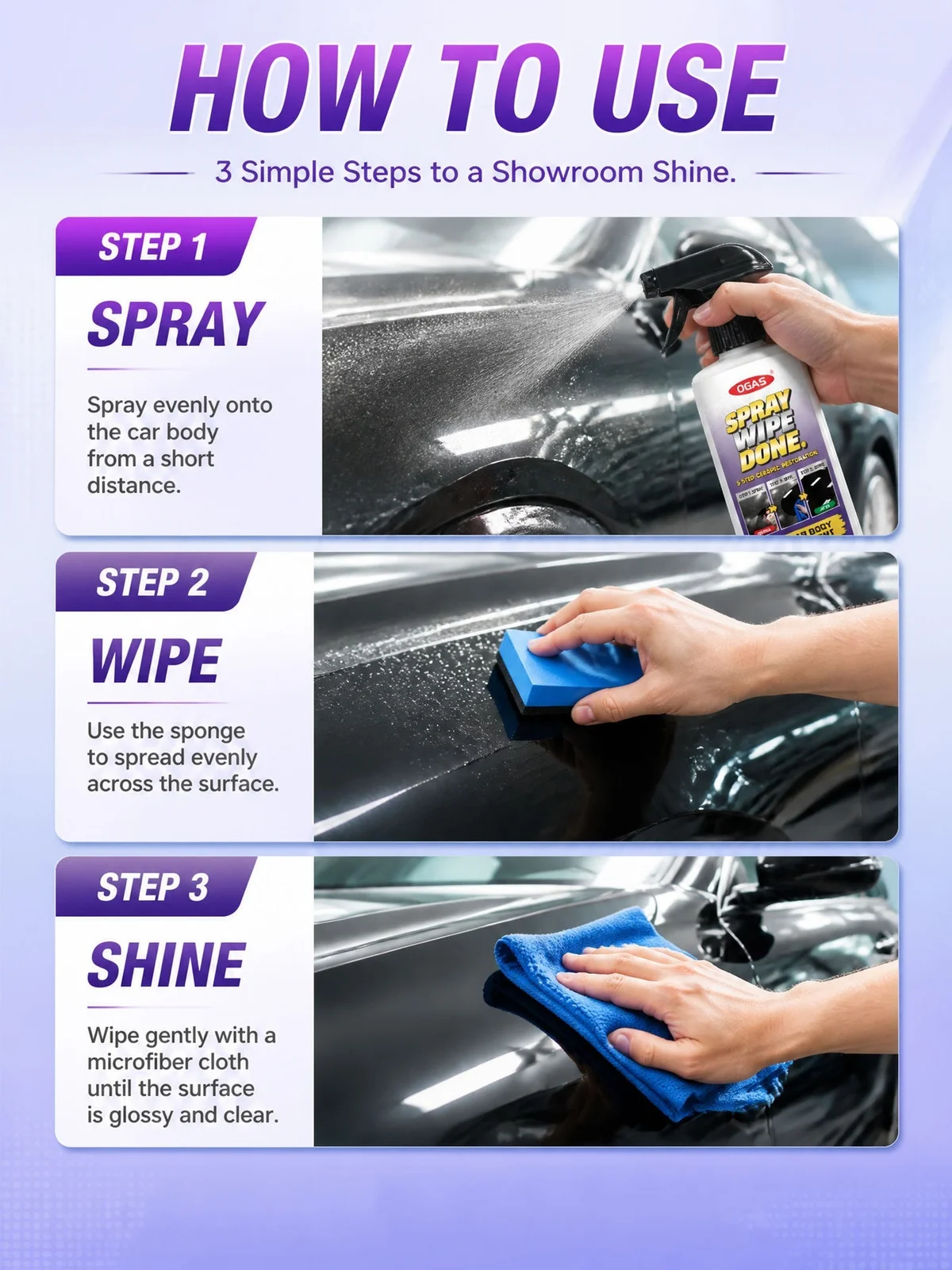 Hydrophobic Nano Paint Coating Spray for Automotive Detailing thumbnail