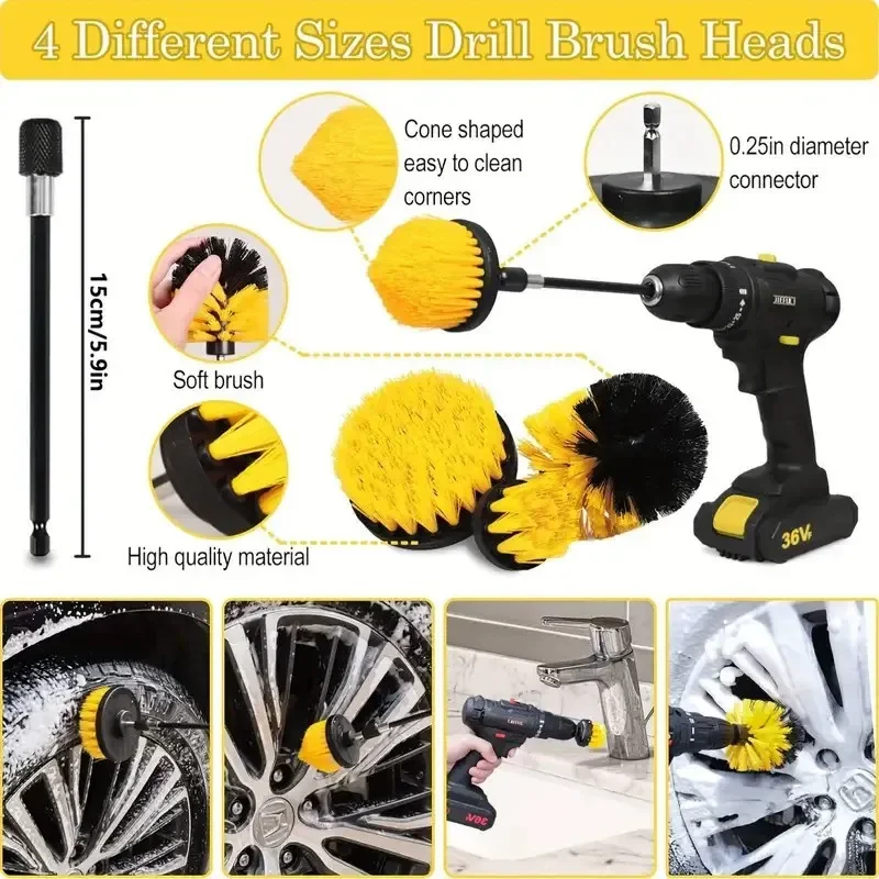 Premium Car Wash Brush Kit with Tool Box for Detailing Shops thumbnail