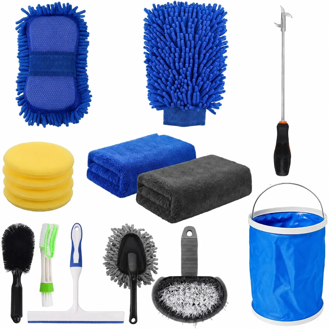 Car Wash Bucket Kit with Complete Tool Set for Detailing Shops thumbnail