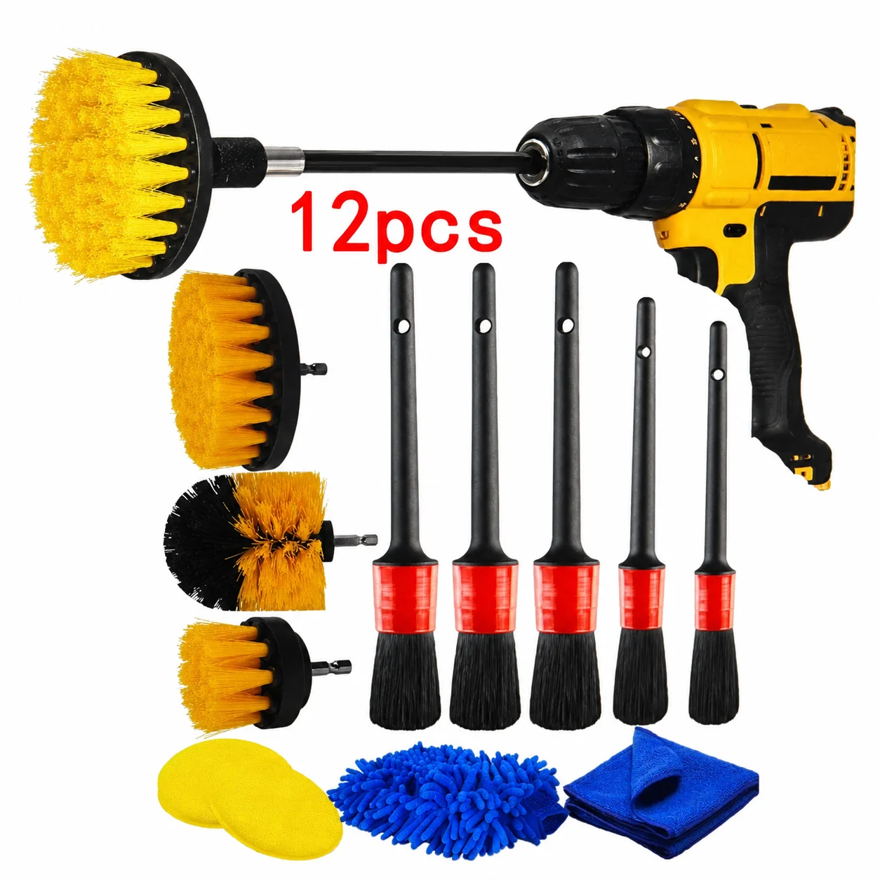 Car Wash Bucket Kit with Complete Tool Set for Detailing Shops thumbnail