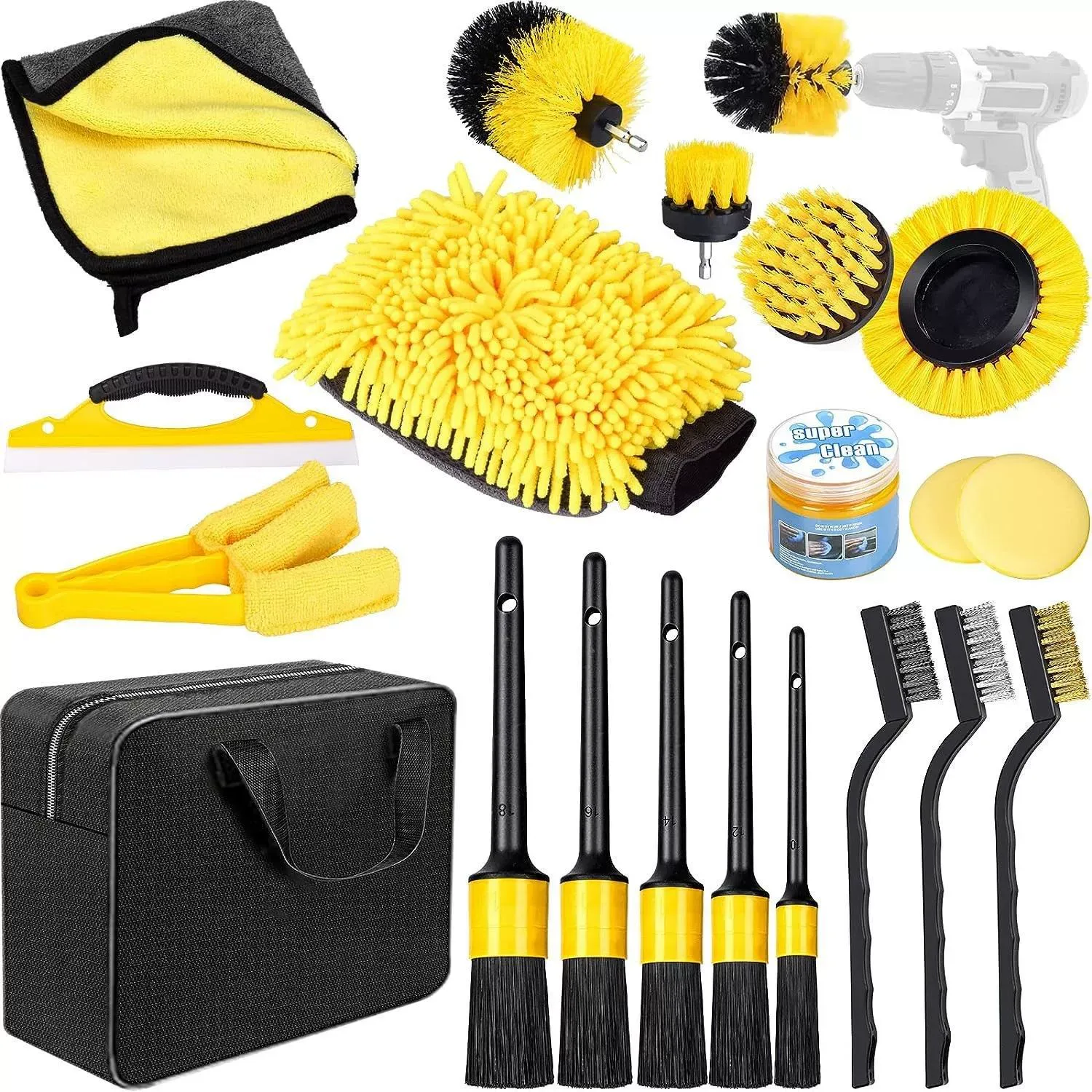 26-piece-blue-car-cleaning-brush-kit thumbnail