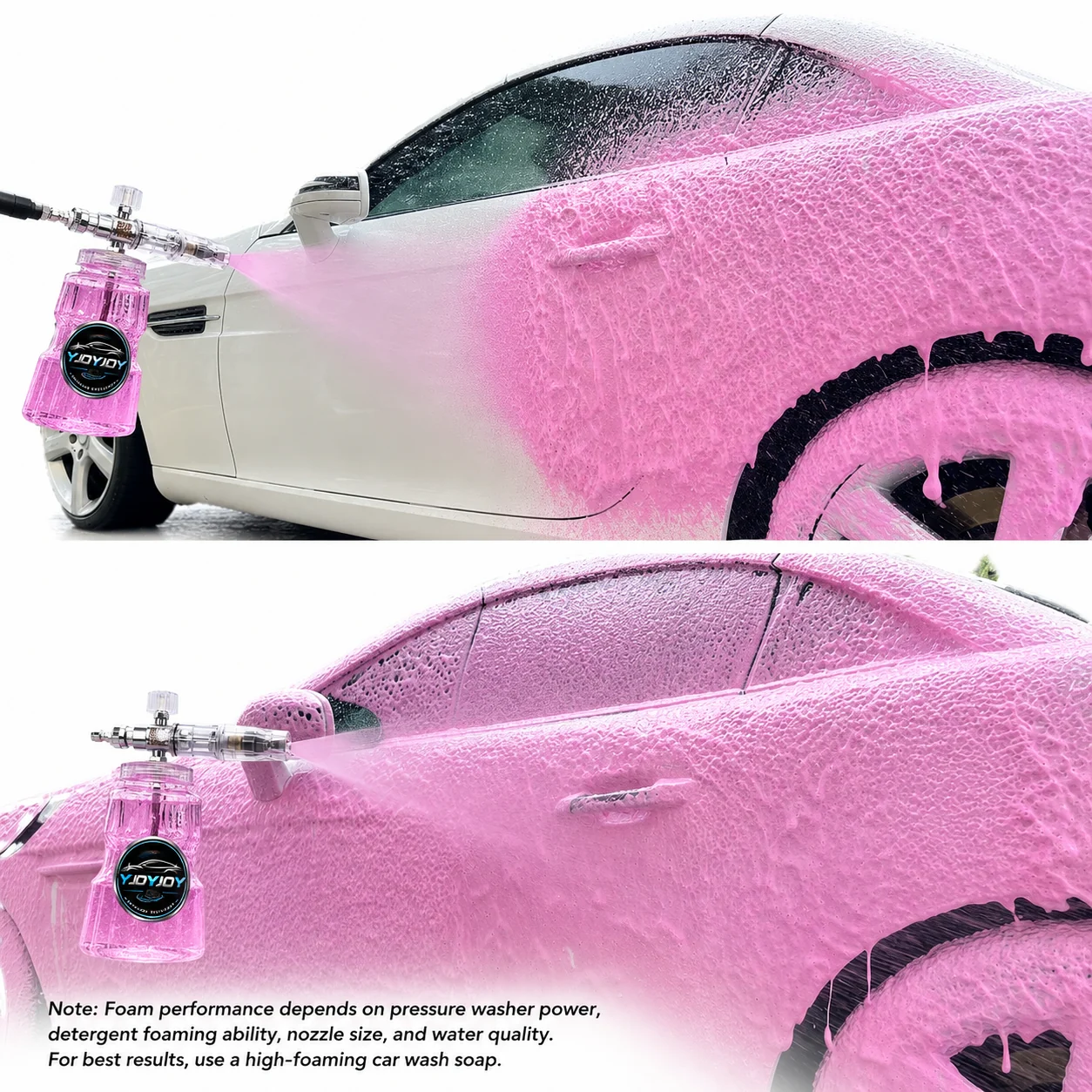 Aluminum Foam Cannon with Quick Connector for Pressure Washing thumbnail