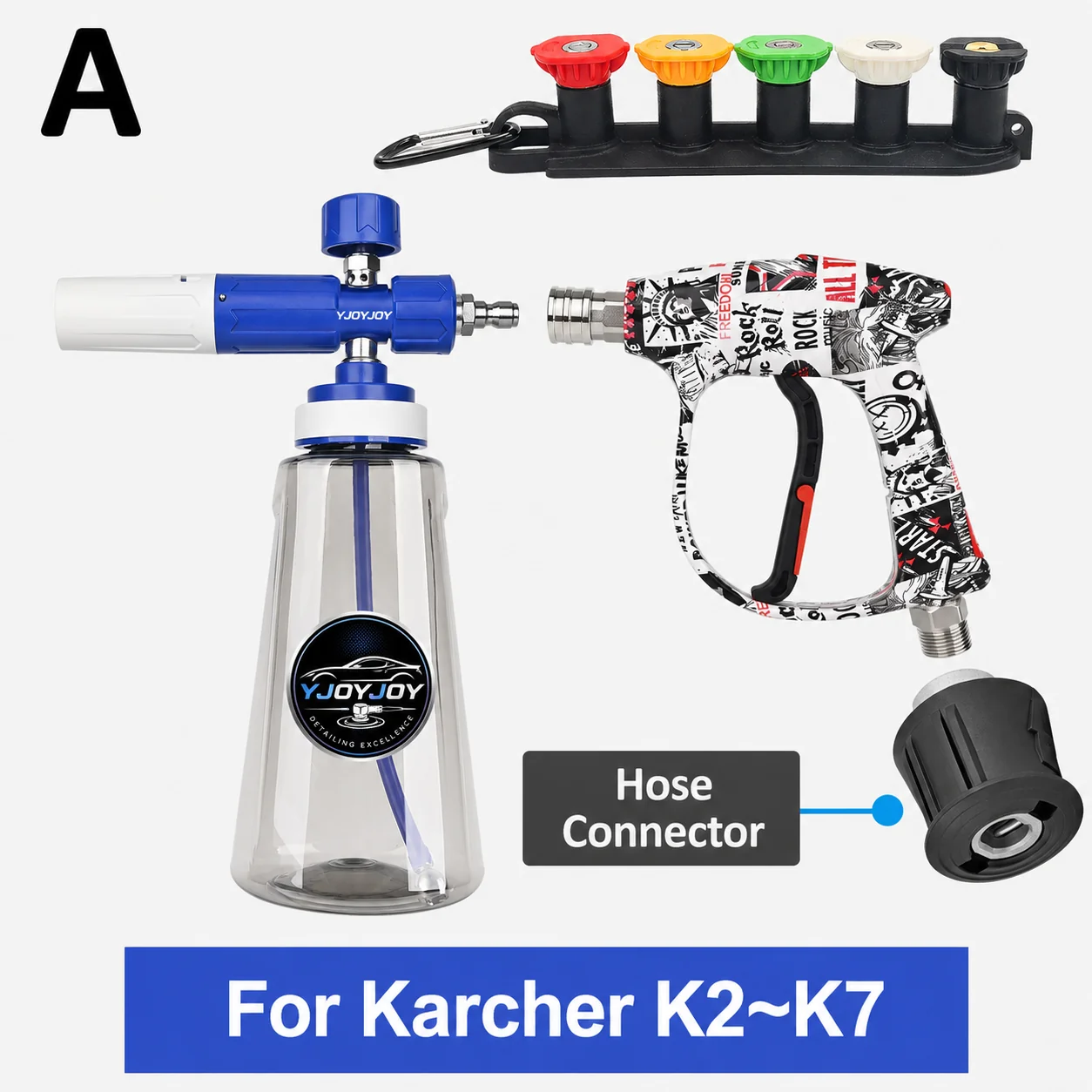 High Pressure Water Gun & Foam Cannon Kit for Automotive Detailing thumbnail