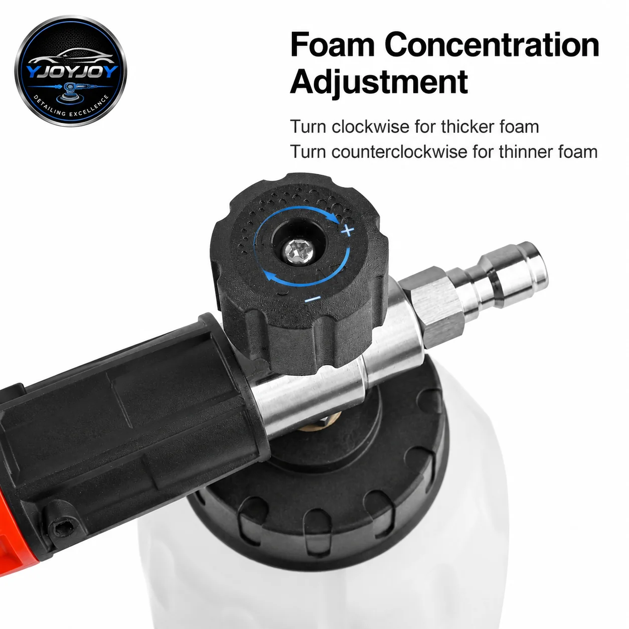 Wide-Mouth Stainless Steel Foam Cannon for Pressure Washing thumbnail