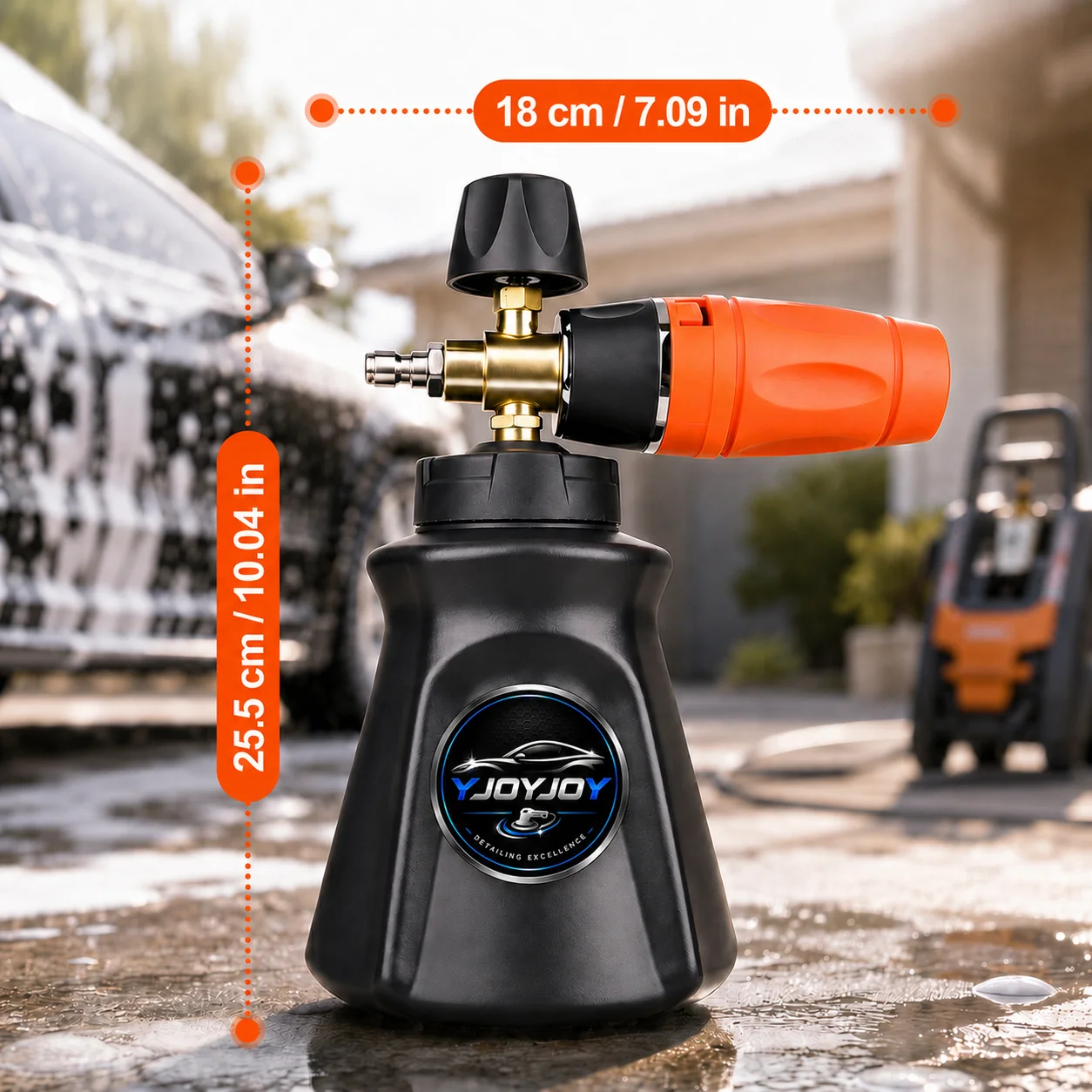 Brass Foam Cannon (180 bar) for Pressure Washing thumbnail
