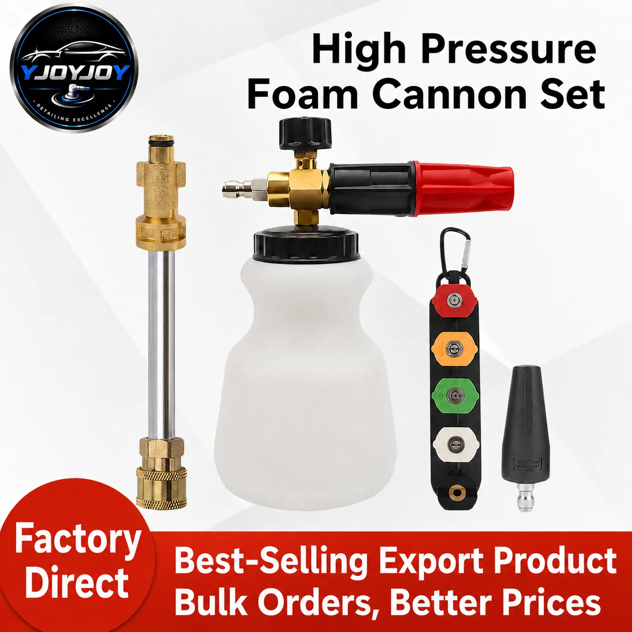 High Pressure Foam Cannon Deluxe Set for Automotive Detailing - view 1
