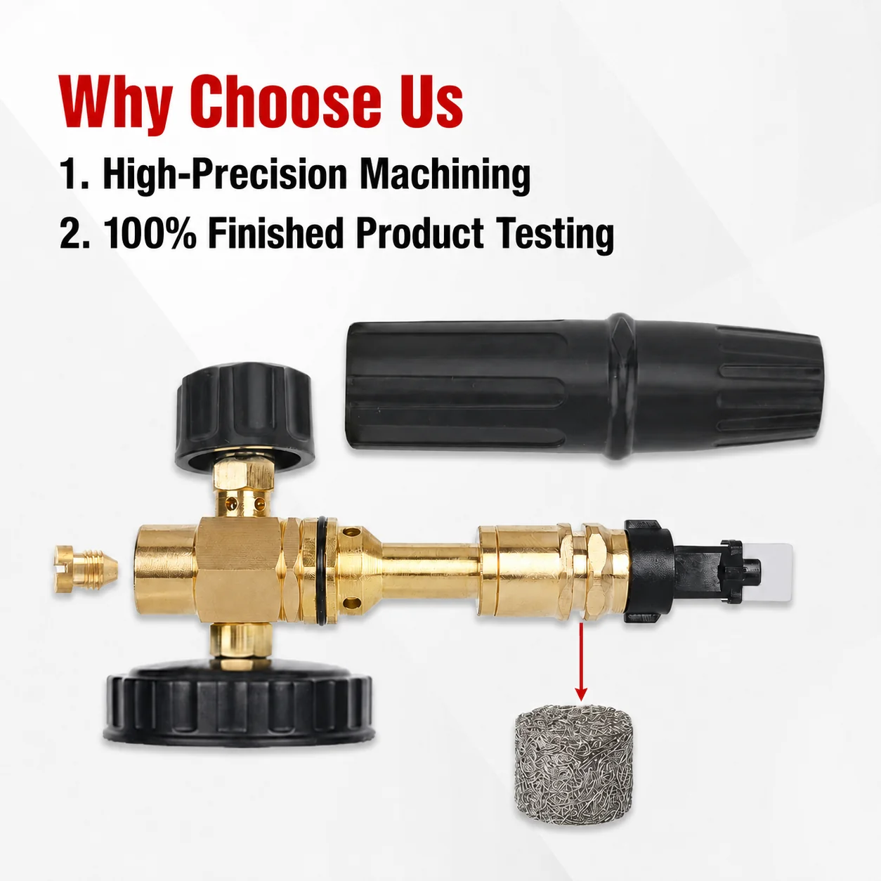 Copper-Aluminum Hybrid Foam Cannon for Pressure Washing thumbnail