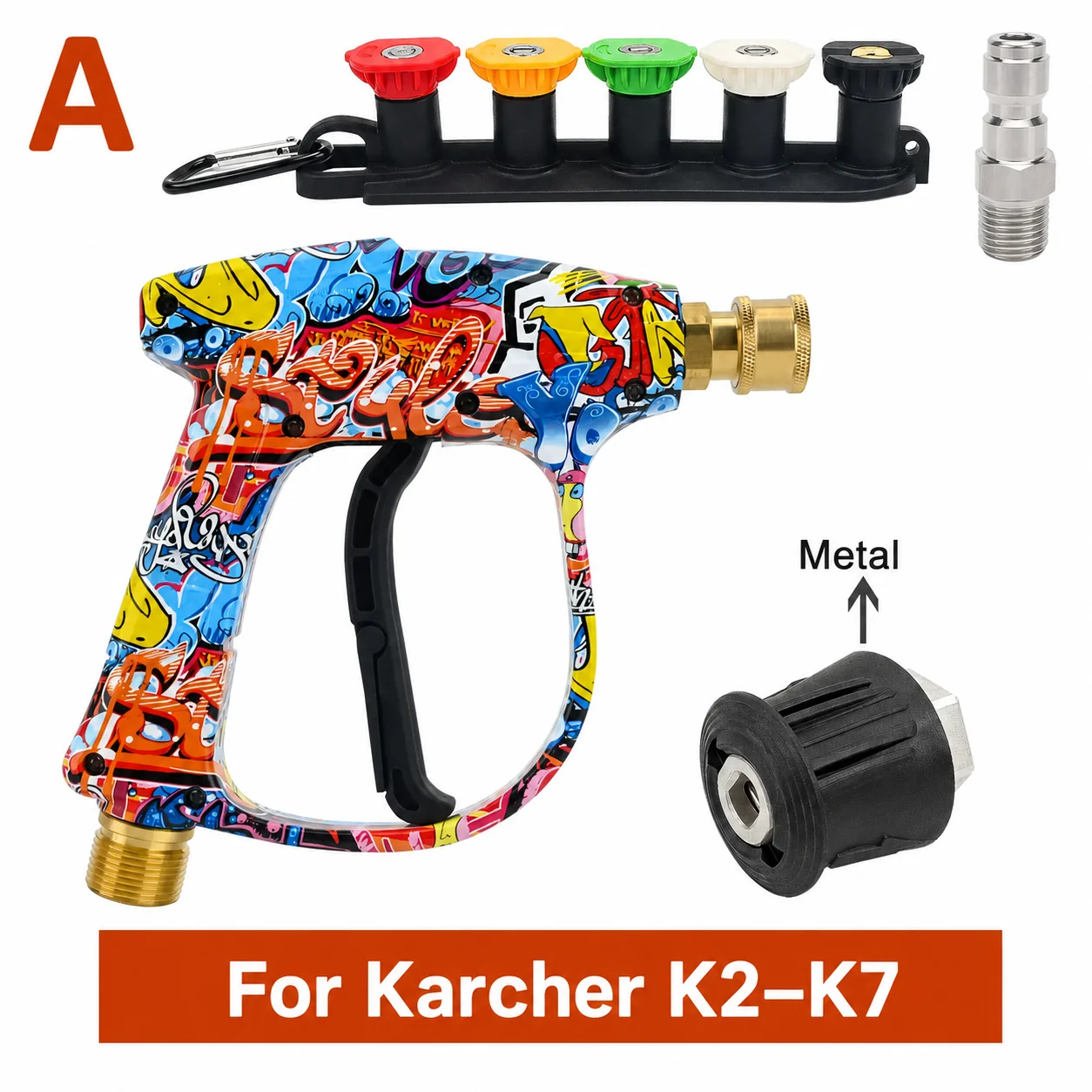 Graffiti Style Pressure Washer Gun for Automotive Detailing thumbnail