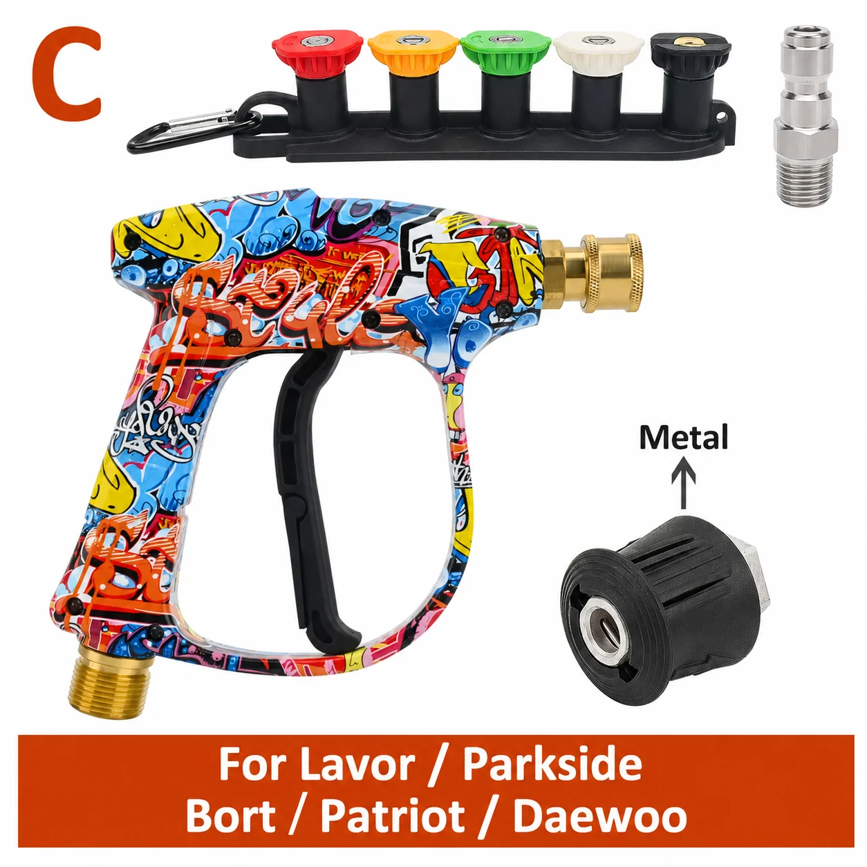 Graffiti Style Pressure Washer Gun for Automotive Detailing thumbnail