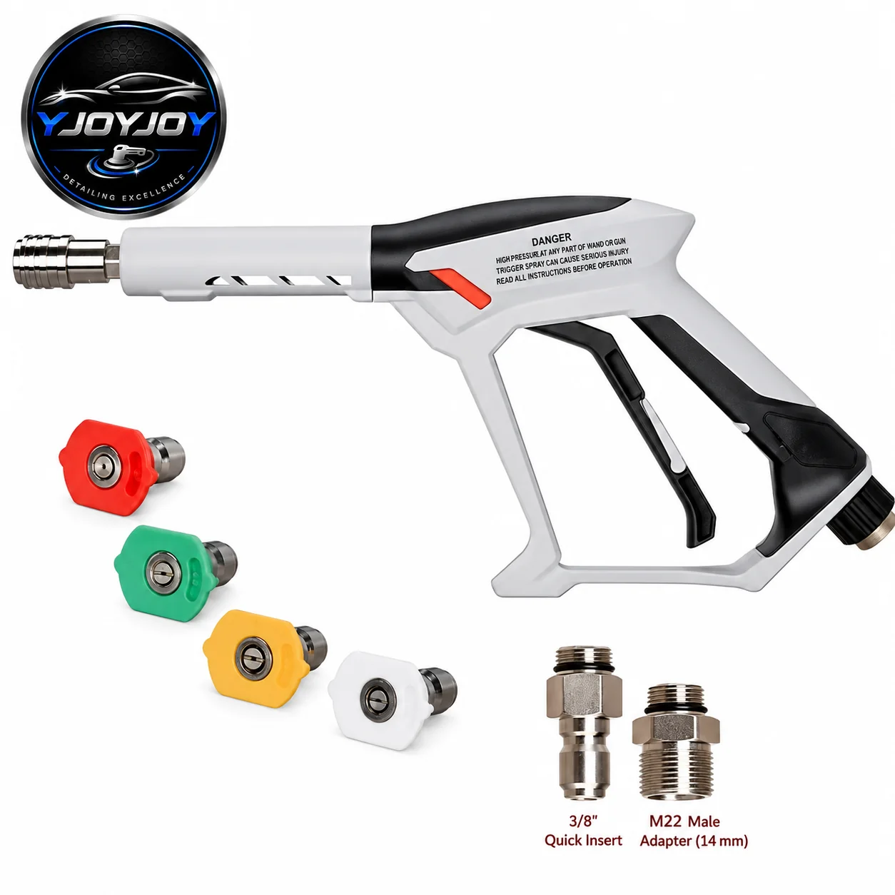 Aluminum Alloy Pressure Washer Gun (350 bar) for Automotive Detailing - view 1