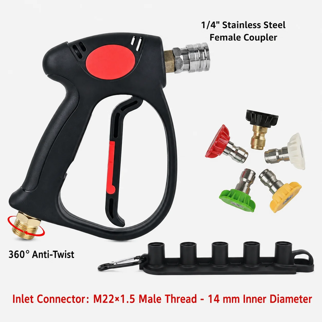 Multi-Variant Pressure Washer Gun (310 bar) for Automotive Detailing thumbnail