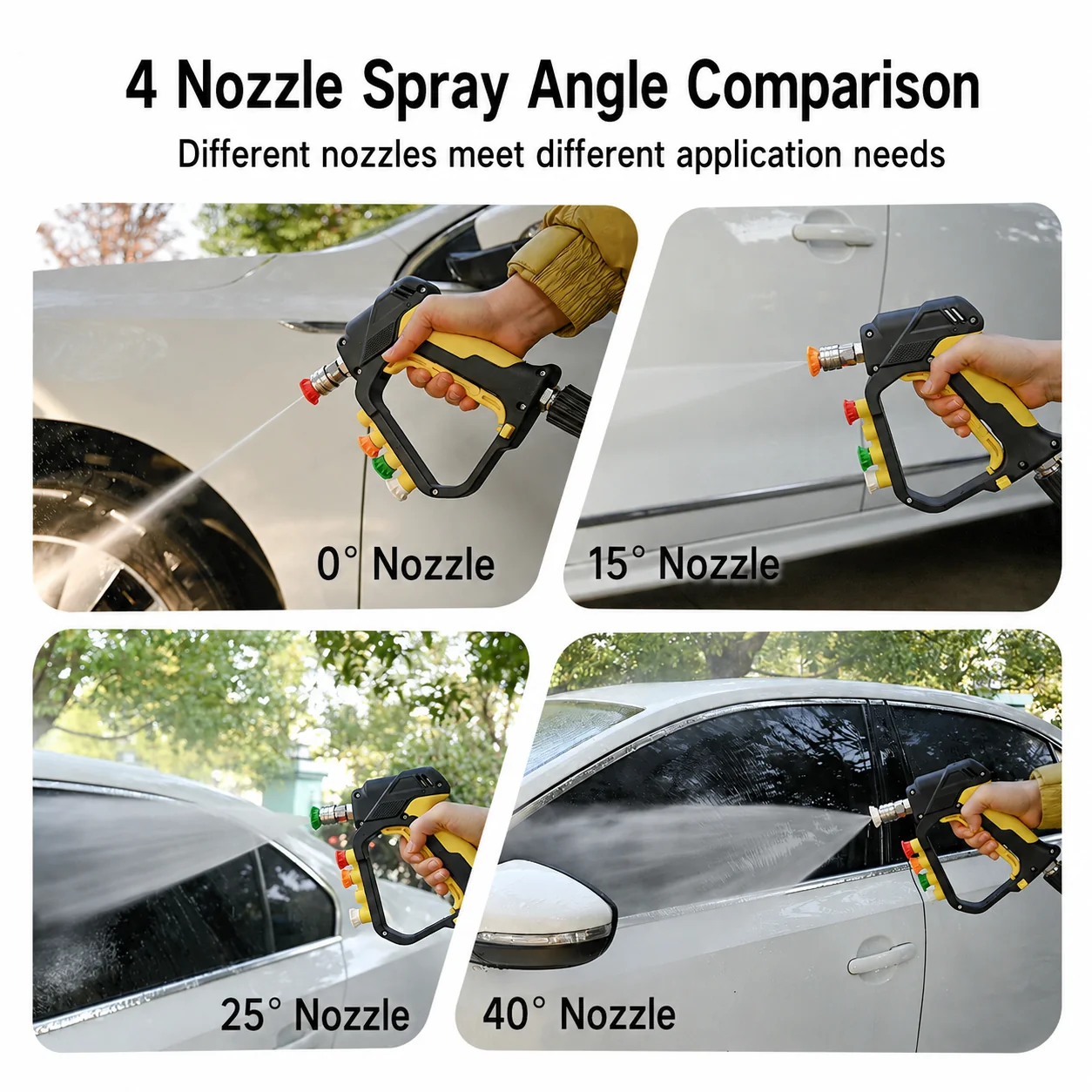 Heavy-Duty Pressure Washer Gun (345 bar) for Automotive Detailing thumbnail