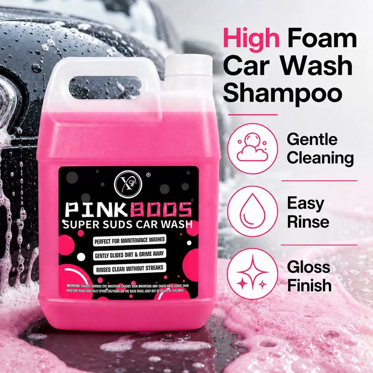 High-Foam Concentrated Car Wash Shampoo with Wax for Car Detailing thumbnail