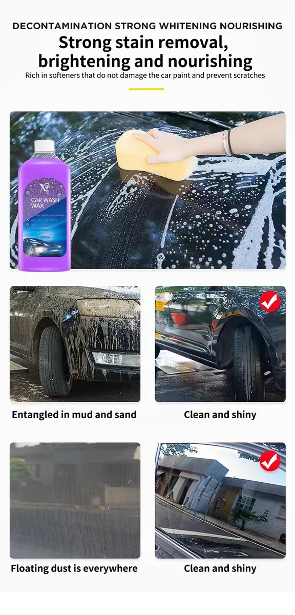 Car Wash Wax Purple Concentrated for Car Detailing thumbnail
