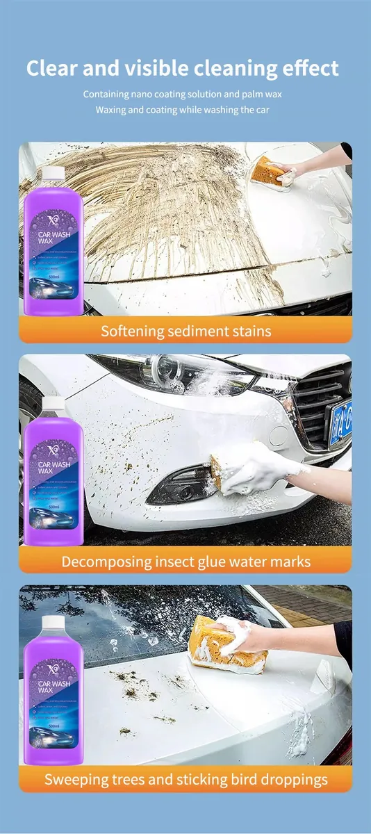 Car Wash Wax Purple Concentrated for Car Detailing thumbnail