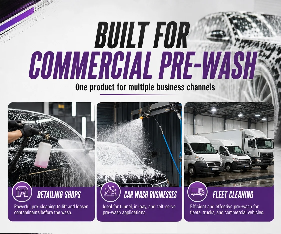 Heavy-Duty Pre-Wash Dirt Softening Shampoo for Car Detailing thumbnail