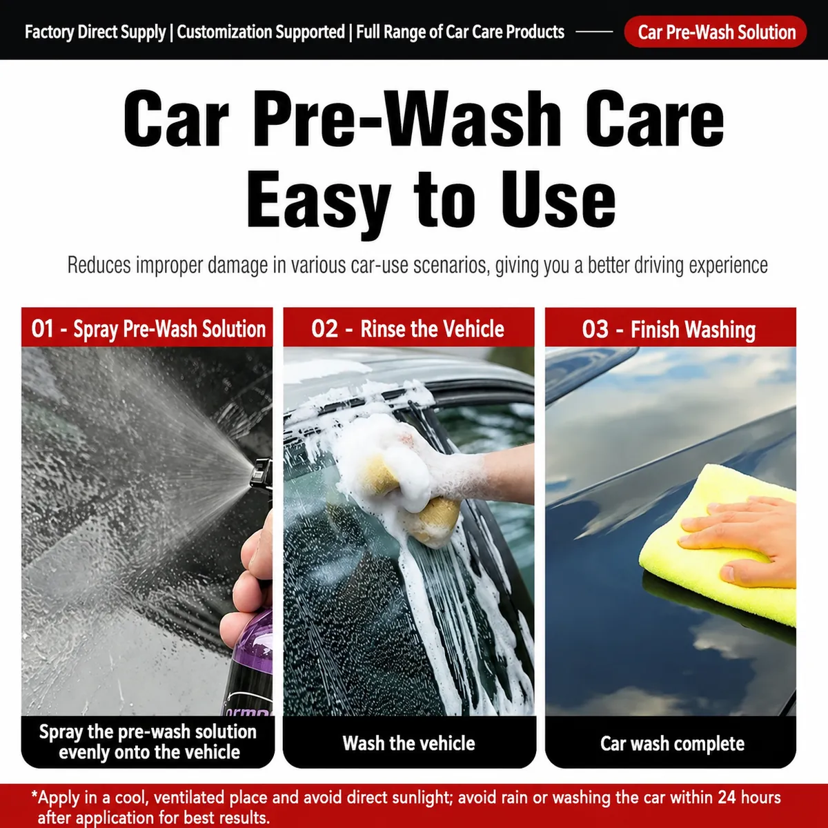 Pre-Wash Snow Foam Solution for Car Detailing thumbnail