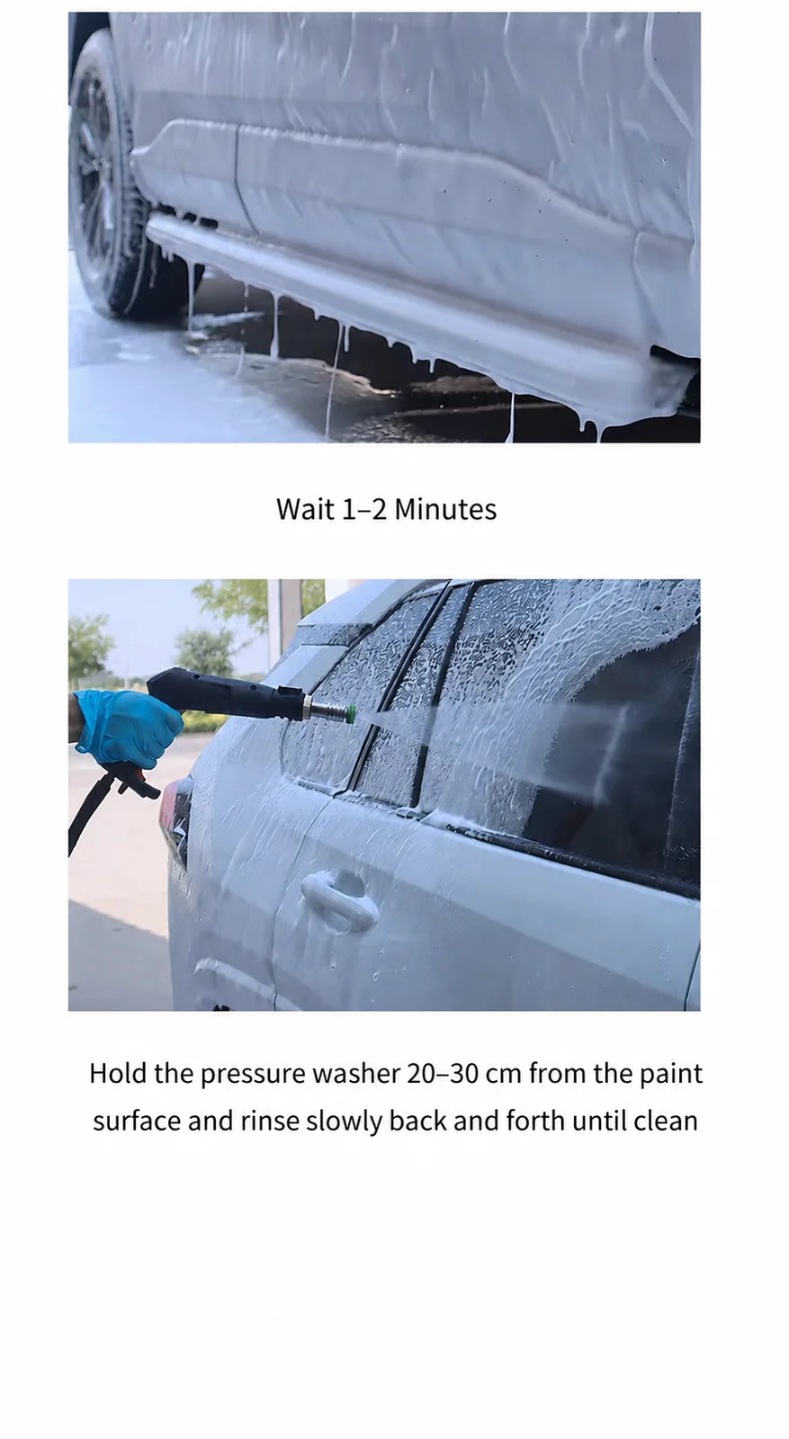 White Car High-Foam Decontamination Wash Shampoo for Car Detailing thumbnail
