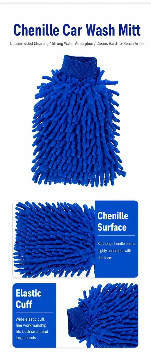 Blue Microfiber Detailing Kit for Car Care thumbnail