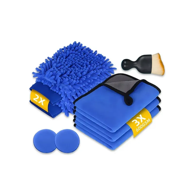 Blue Microfiber Detailing Kit