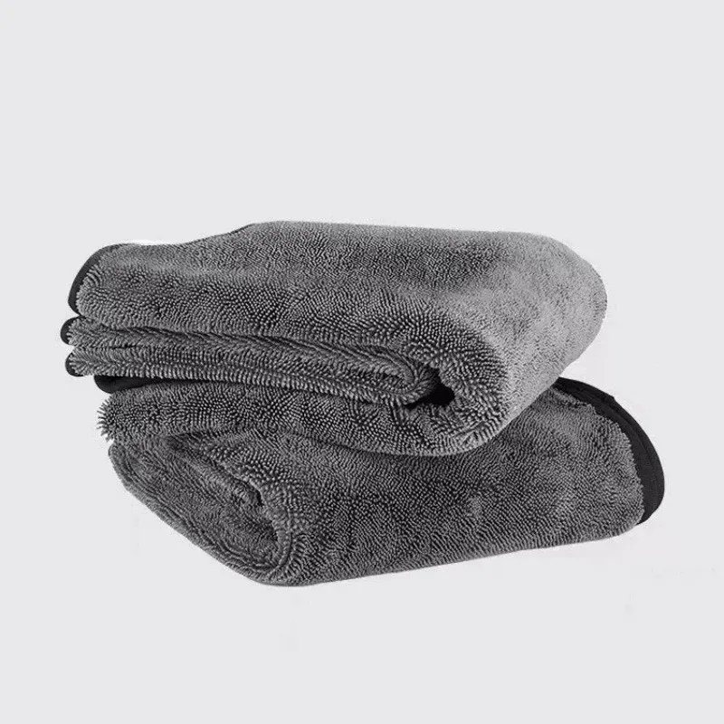 Dual-Sided Gray Drying Towel