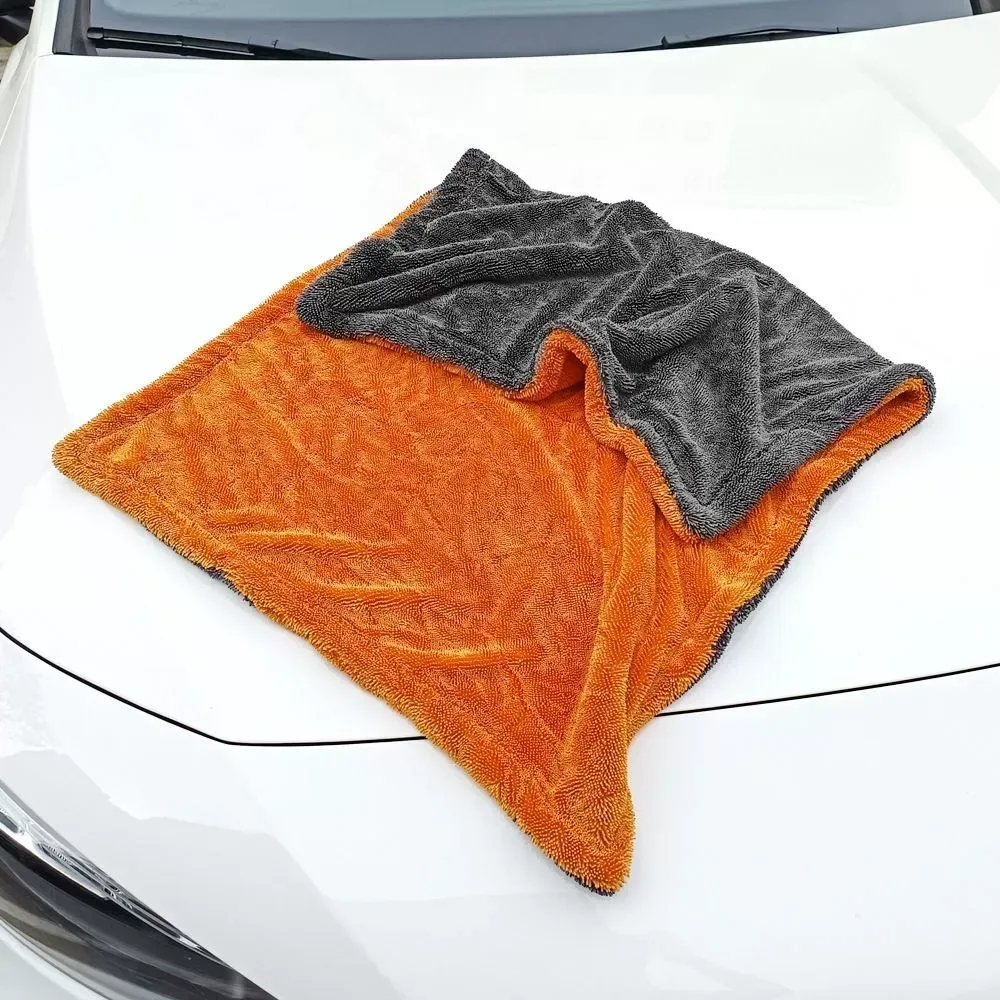 Korean Black Twist Loop Microfiber Towel for Car Care view 2