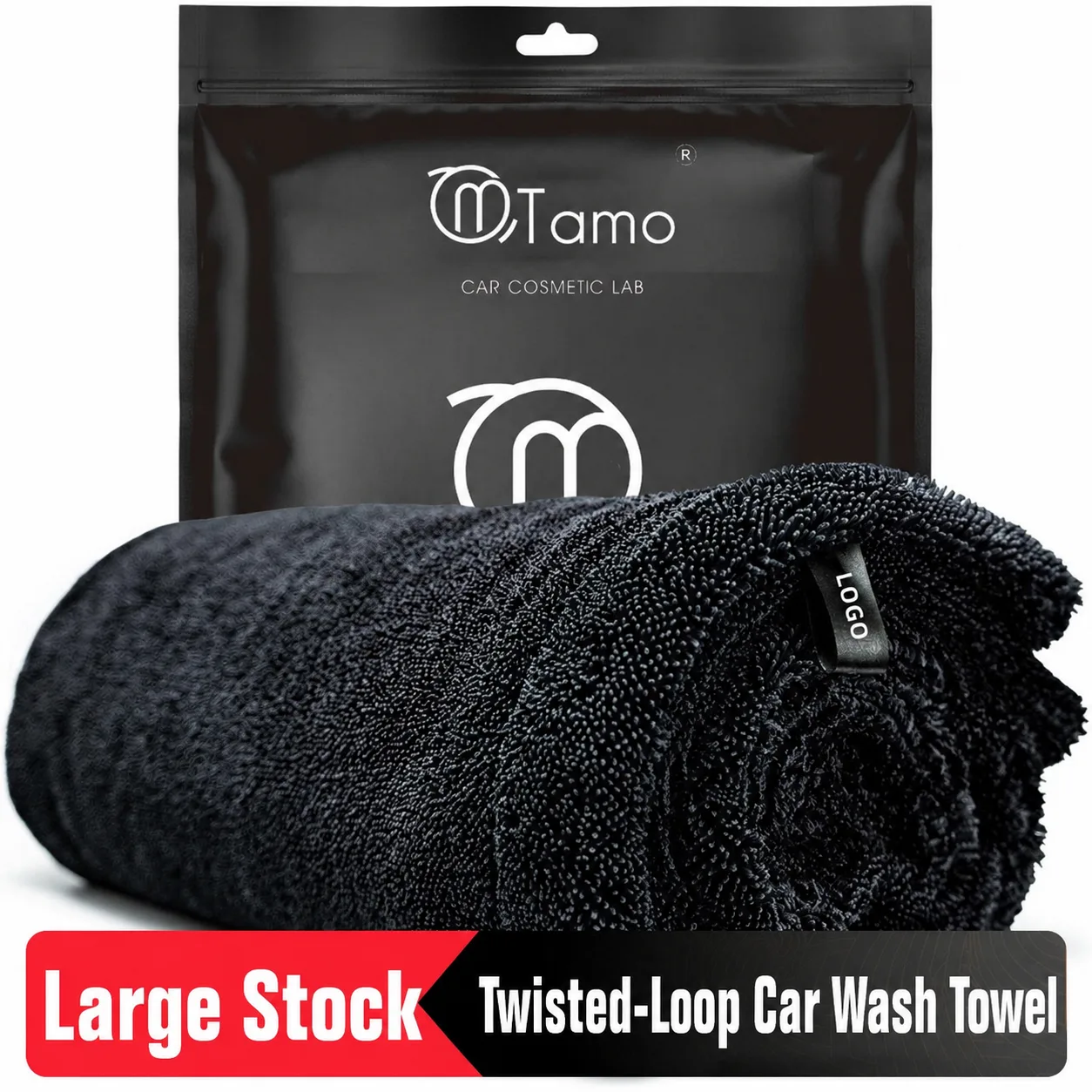 Non-Stick Oil Twist Loop Microfiber Towel for Car Care - main view